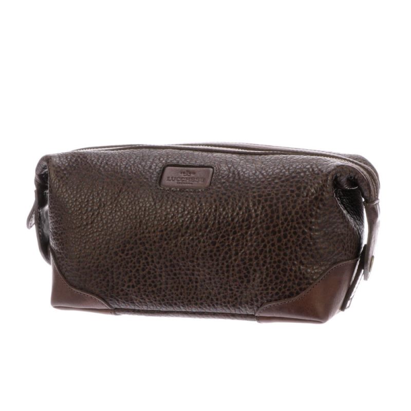 Lucchese | Men's Dopp Kit - Chocolate - Click Image to Close