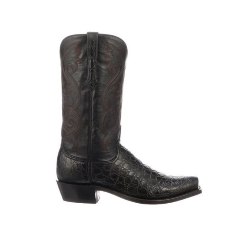 Lucchese | Men's Rio - Black + Grey/Charcoal - Click Image to Close