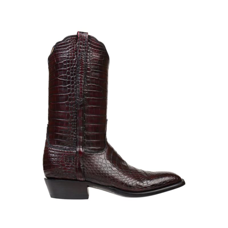 Lucchese | Men's Baron - Black Cherry - Click Image to Close