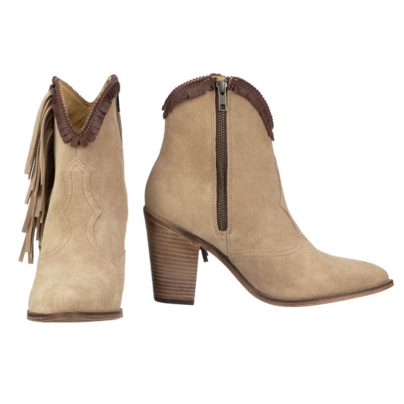 Lucchese | Women's Sofia Fringe - Camel - Click Image to Close