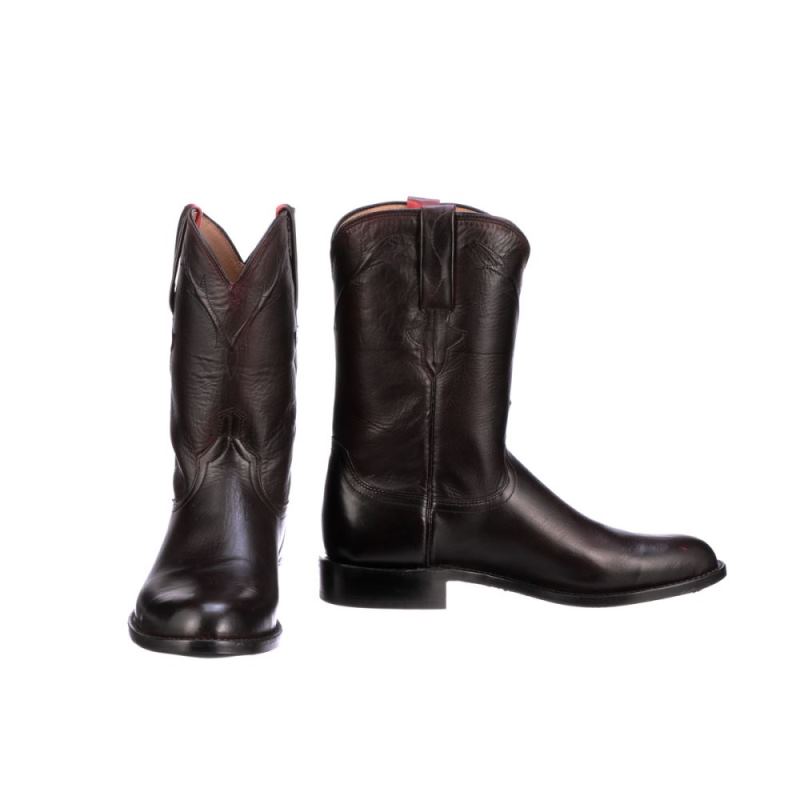 Lucchese | Men's Kennedy Roper - Black Cherry