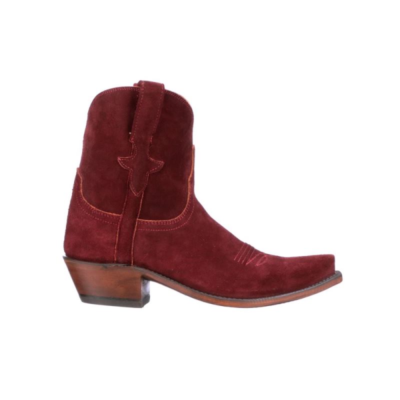 Lucchese | Women's Elena - Burgundy - Click Image to Close