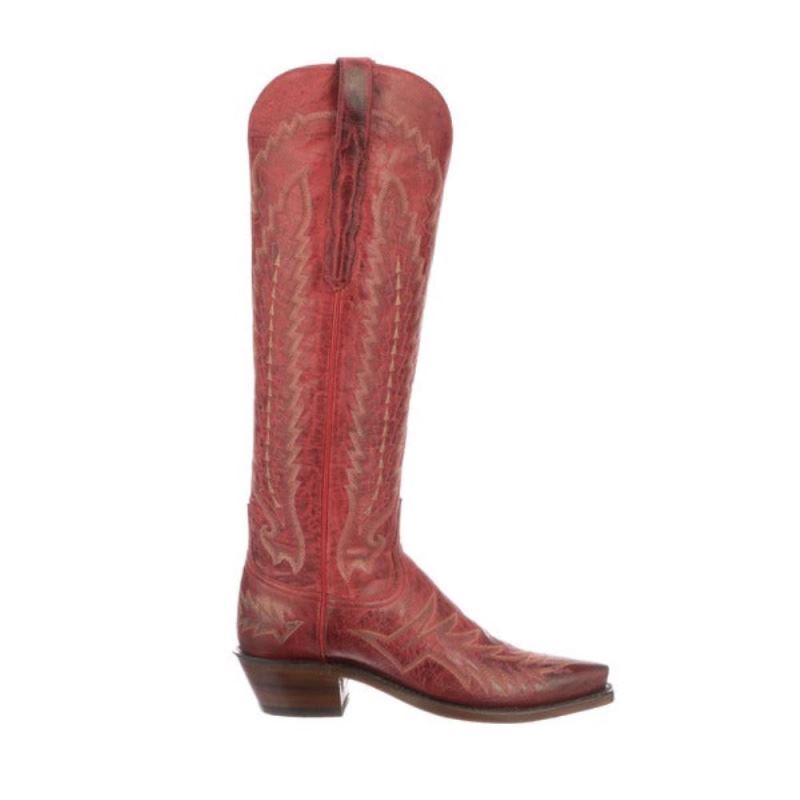 Lucchese | Women's Priscilla - Red - Click Image to Close