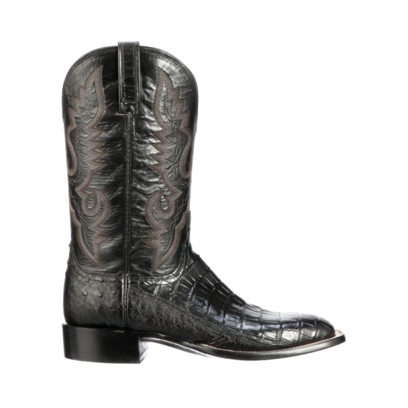 Lucchese | Men's Trent - Black - Click Image to Close