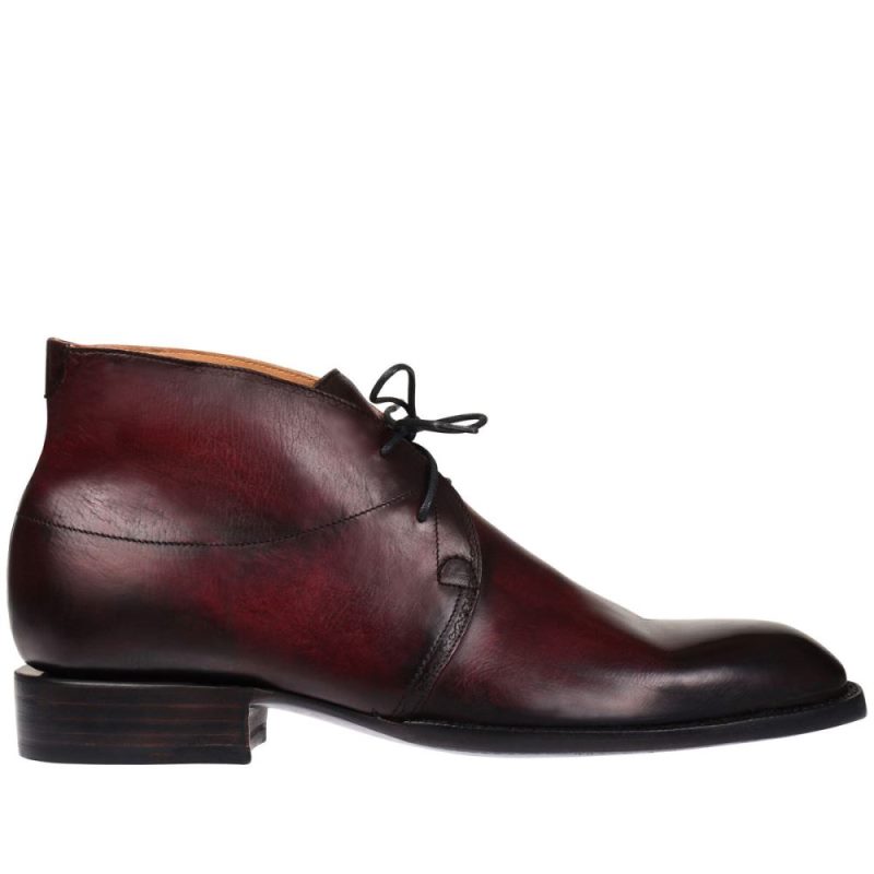 Lucchese | Men's Evan - Black Cherry - Click Image to Close