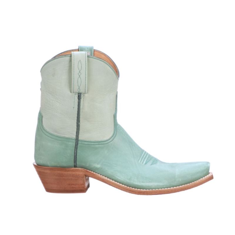 Lucchese | Women's Gaby Two-Tone - Turquoise - Click Image to Close