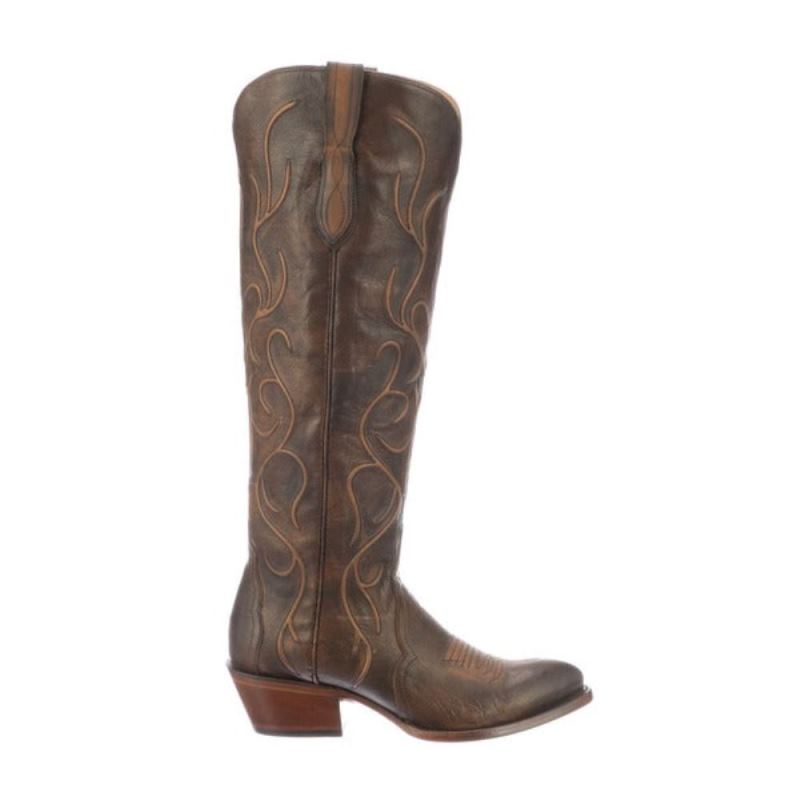 Lucchese | Women's Peri - Chocolate - Click Image to Close