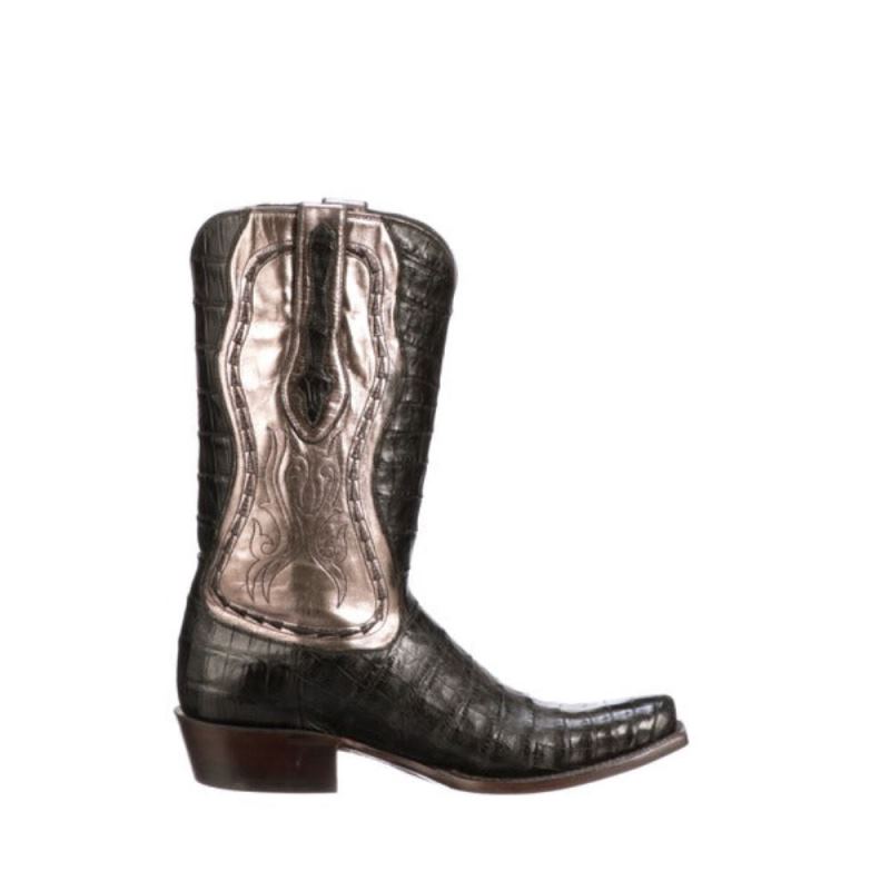 Lucchese | Men's Barcenas Ayala - Black + Pewter