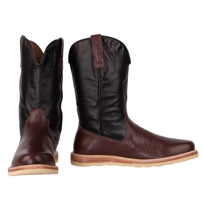 Lucchese | Men's Pull On Range Boot - Whiskey - Click Image to Close