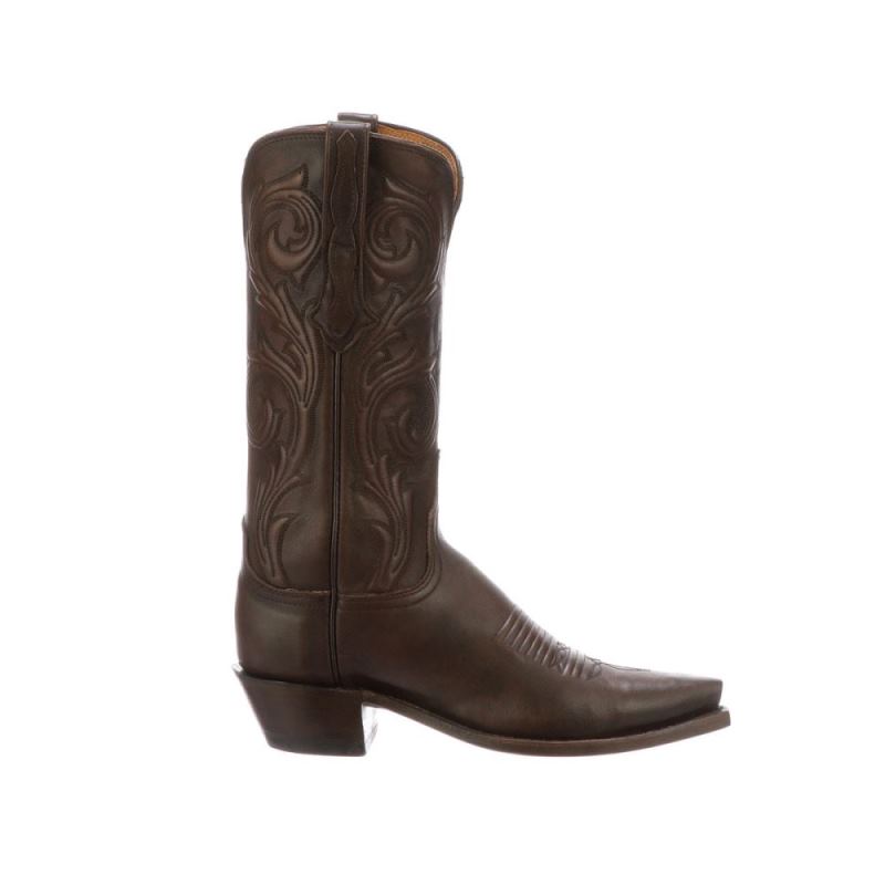 Lucchese | Women's Nicole - Costagno Brwn + Castagno - Click Image to Close