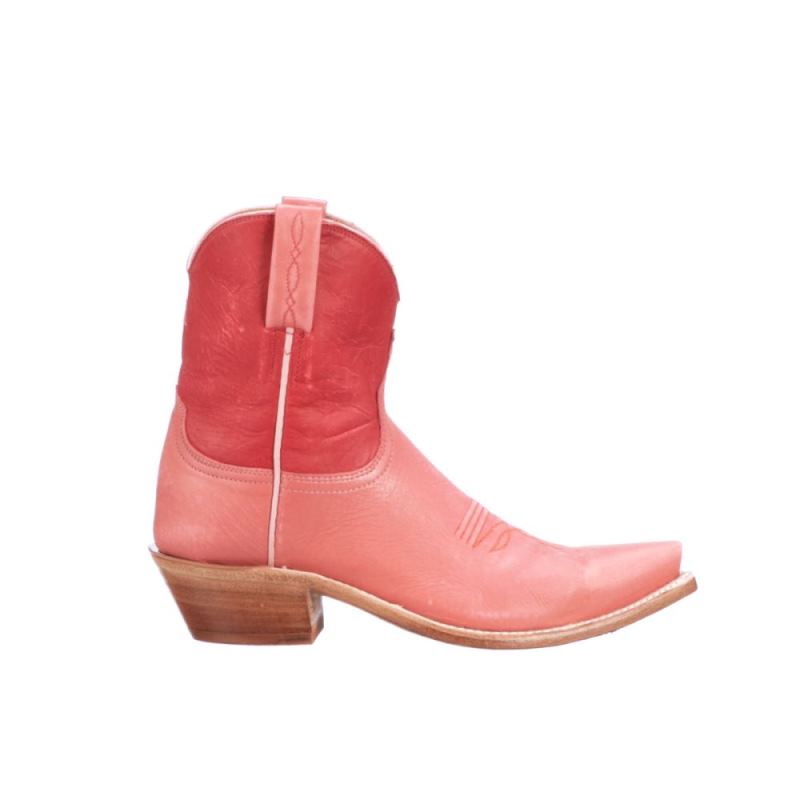 Lucchese | Women's Gaby Two-Tone - Coral - Click Image to Close