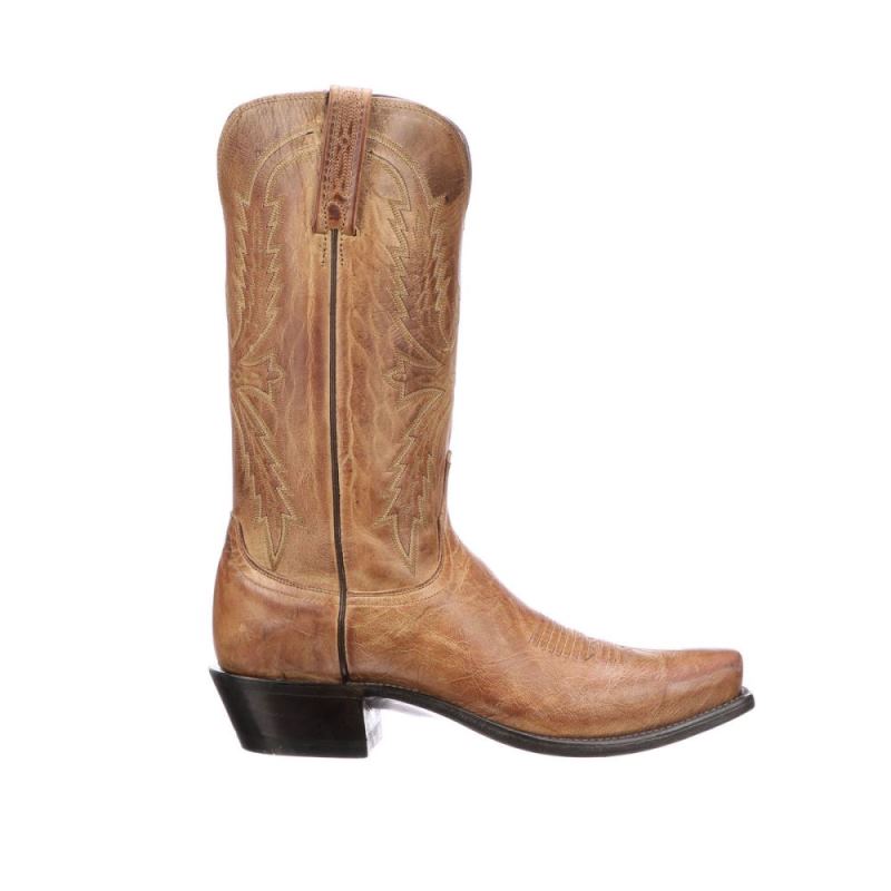 Lucchese | Men's Crayton - Tan - Click Image to Close