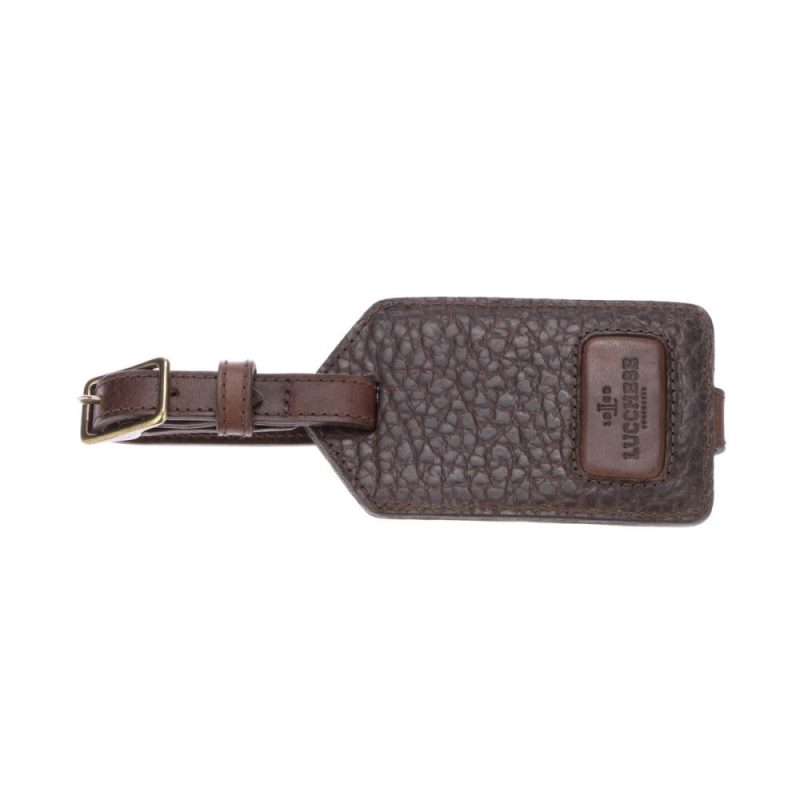 Lucchese | Men's Travel Luggage Tag - Chocolate - Click Image to Close