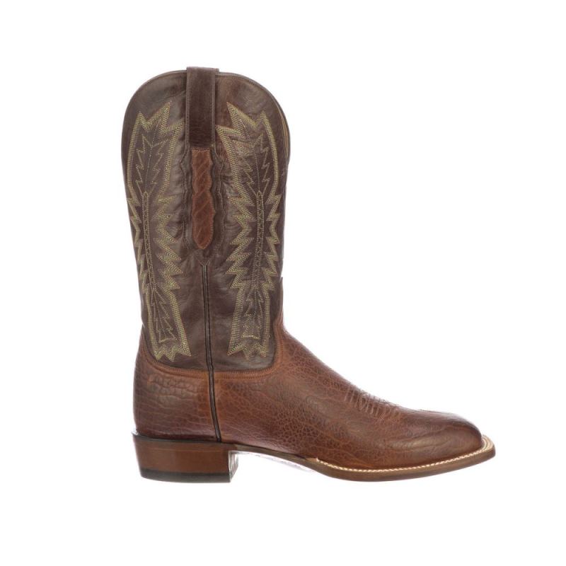 Lucchese | Men's Custer - Whiskey - Click Image to Close