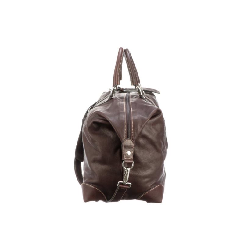 Lucchese | Women's Cosimo Overnight Duffel - Espresso