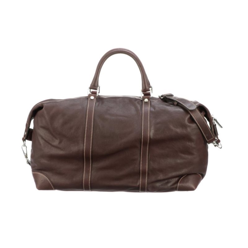 Lucchese | Women's Cosimo Overnight Duffel - Espresso