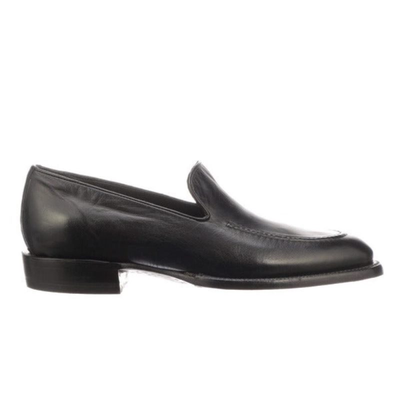 Lucchese | Men's Regis - Black + Buffalo - Click Image to Close