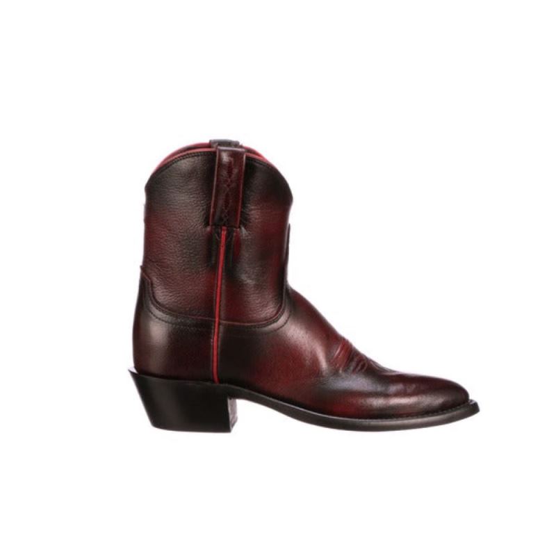 Lucchese | Women's Gaby - Black Cherry - Click Image to Close