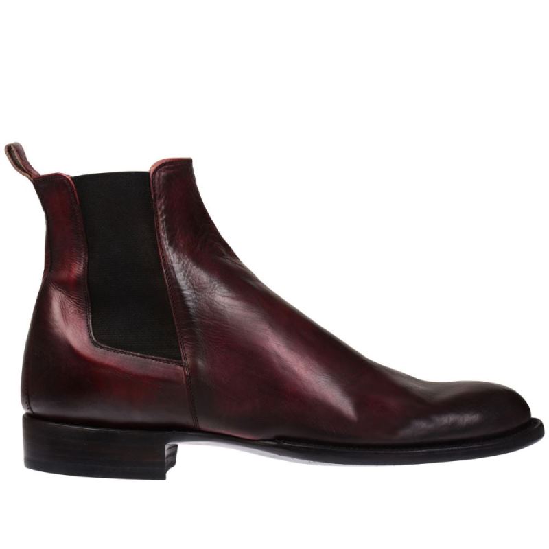 Lucchese | Men's Grayson - Black Cherry - Click Image to Close