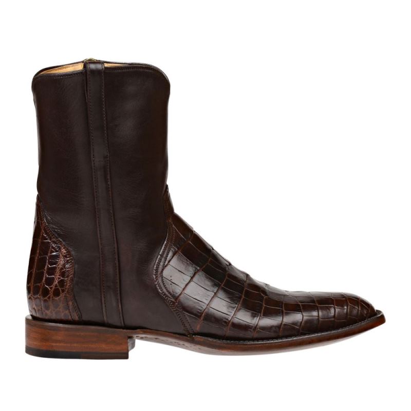 Lucchese | Men's Elliott - Chocolate - Click Image to Close