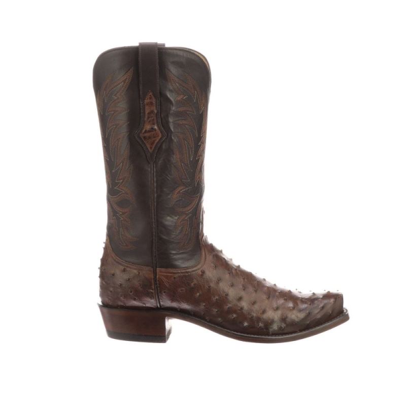 Lucchese | Men's Elgin - Chocolate - Click Image to Close