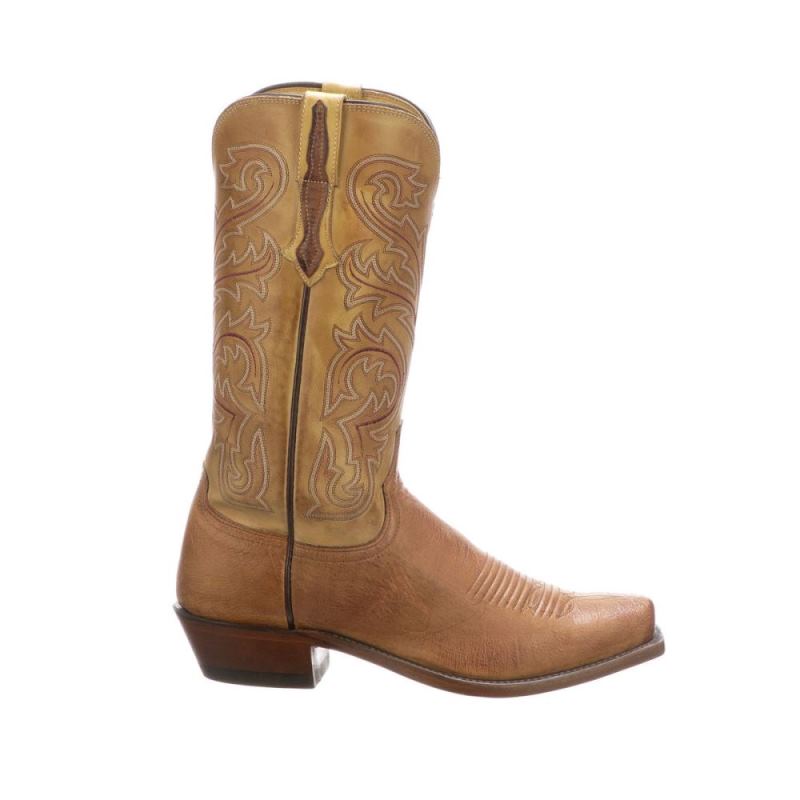 Lucchese | Men's Nathan - Barnwood + Antique Saddle