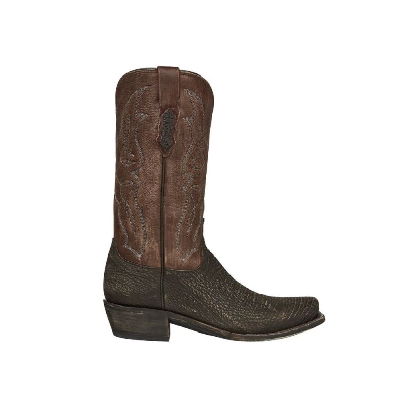 Lucchese | Men's Carl - Chocolate + Brown