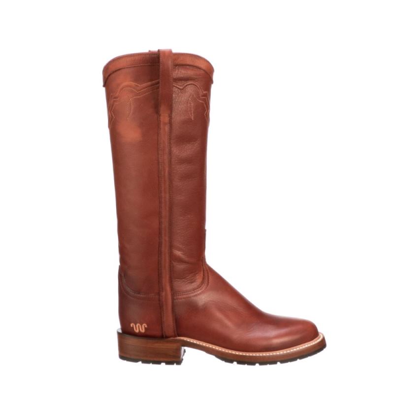 Lucchese | Women's Ladies Low Top Snake Boot King Ranch Edition - Click Image to Close