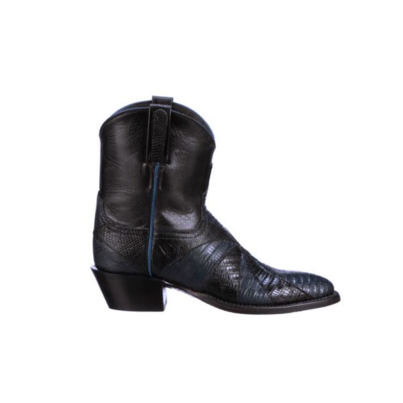 Lucchese | Women's Gillian - Navy/Black + Black - Click Image to Close