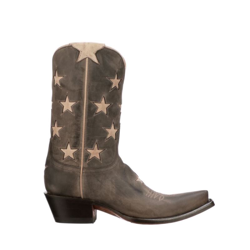 Lucchese | Women's Estrella - Anthracite Grey - Click Image to Close