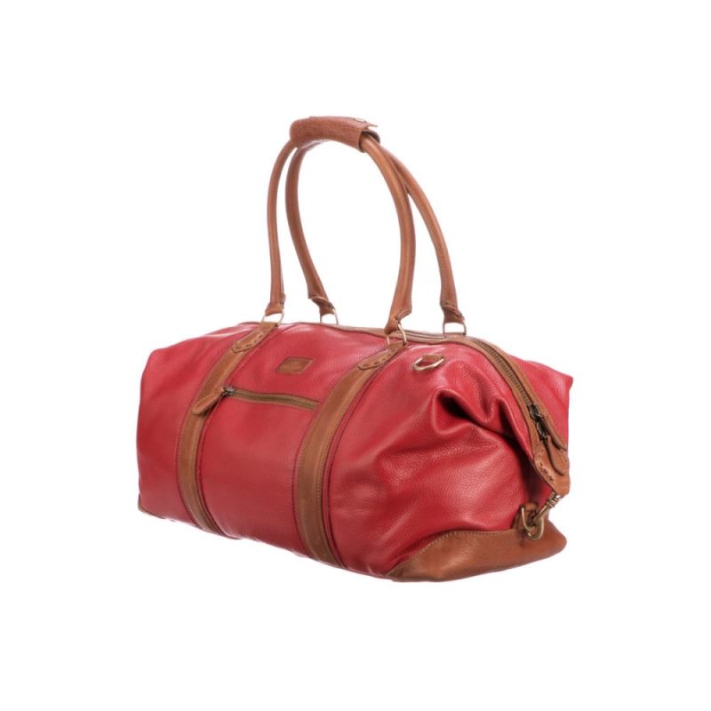 Lucchese | Women's Frances Overnight Duffel - Red