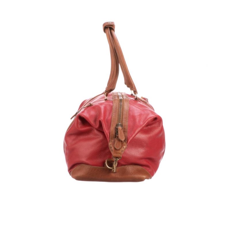 Lucchese | Women's Frances Overnight Duffel - Red