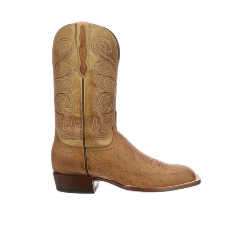 Lucchese | Men's Lance - Barnwood + Antique Saddle - Click Image to Close