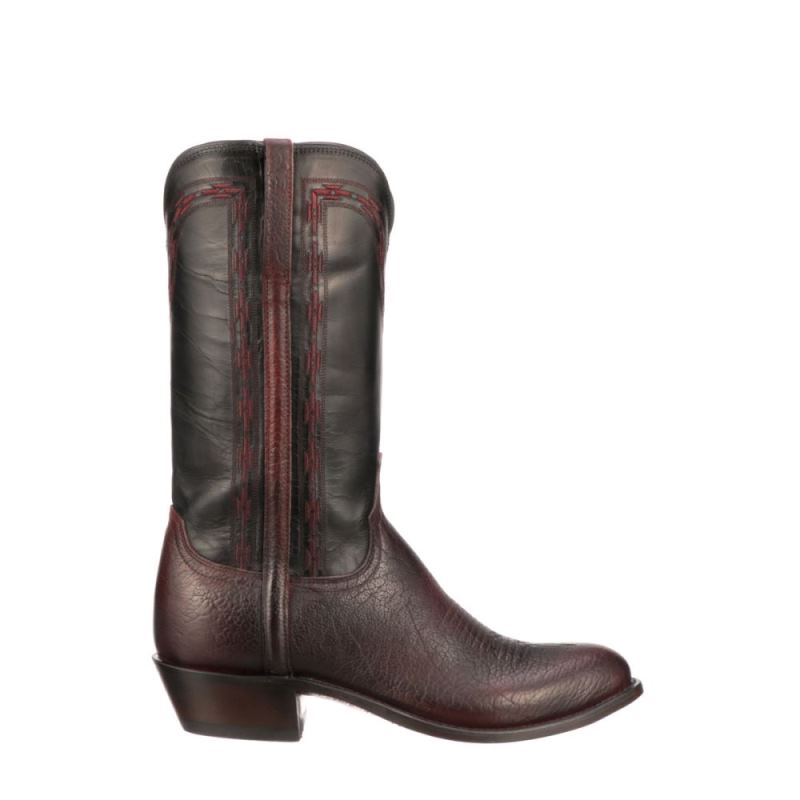 Lucchese | Men's Sturgis - Bordeaux - Click Image to Close