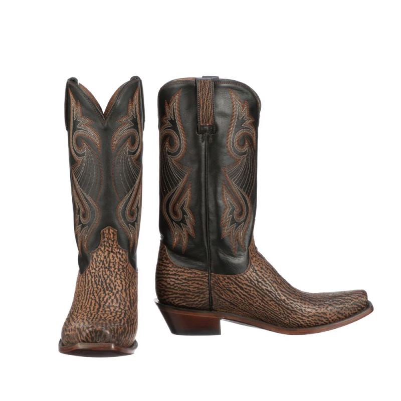 Lucchese | Men's Mingus - Black - Click Image to Close