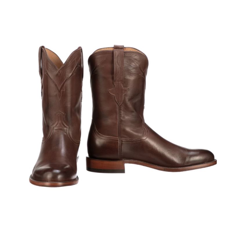 Lucchese | Men's Kennedy Roper - Whiskey - Click Image to Close