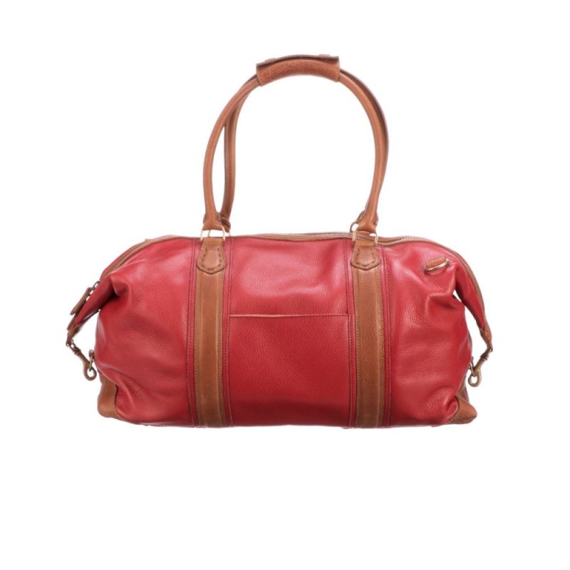 Lucchese | Men's Frances Overnight Duffel - Red