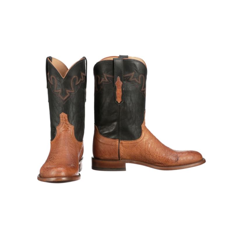 Lucchese | Men's Sunset Exotic - Cognac