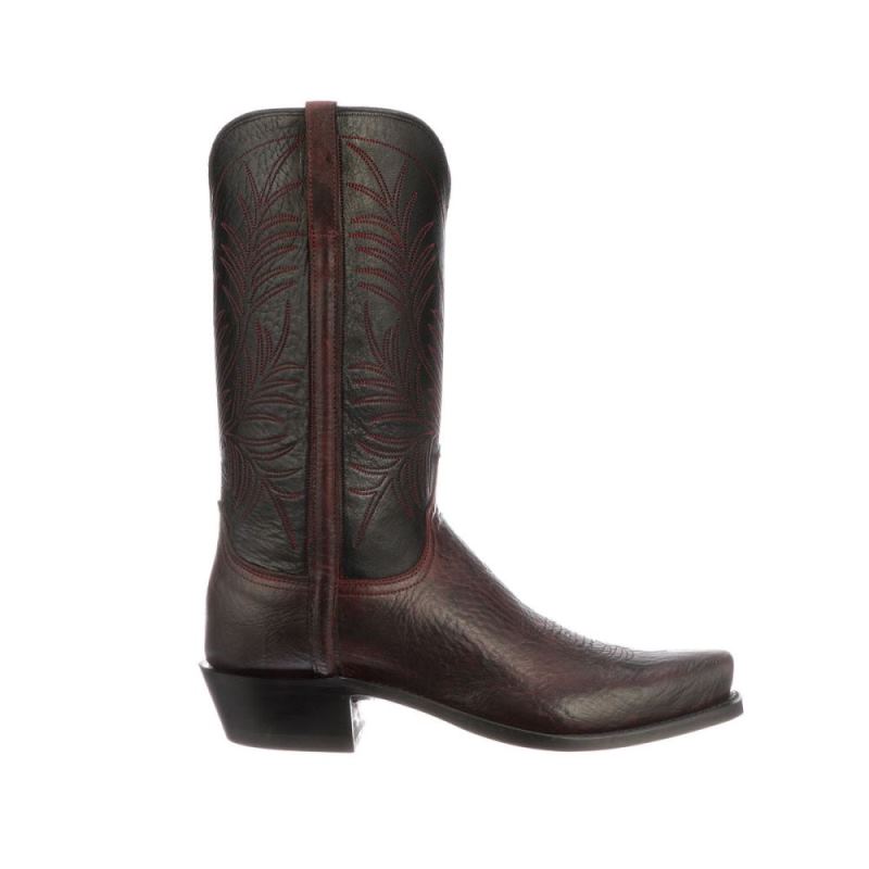 Lucchese | Men's Paxson - Bordeaux - Click Image to Close