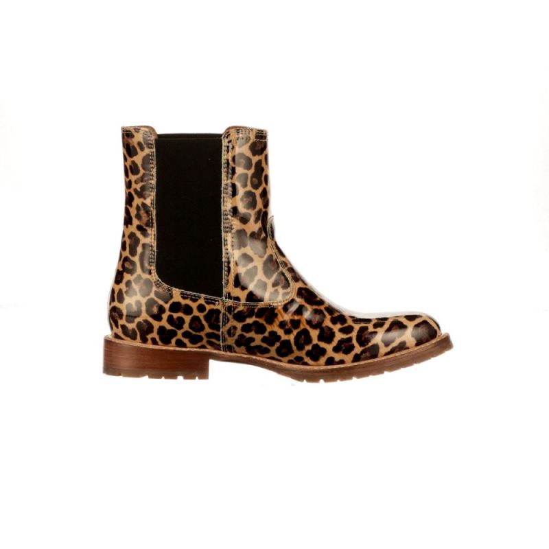 Lucchese | Women's All-Weather Ladies Garden Boot - Cheetah - Click Image to Close