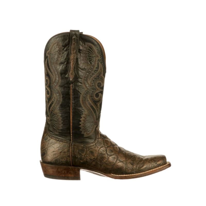 Lucchese | Men's Roy - Tan + Cognac - Click Image to Close