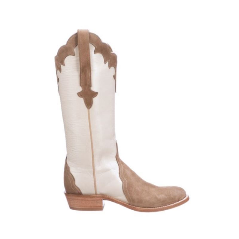 Lucchese | Women's Women'S Kennedy Tall Roper - Tan - Click Image to Close