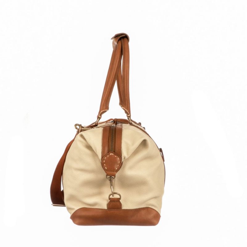 Lucchese | Women's Frances Overnight Duffel - Bone