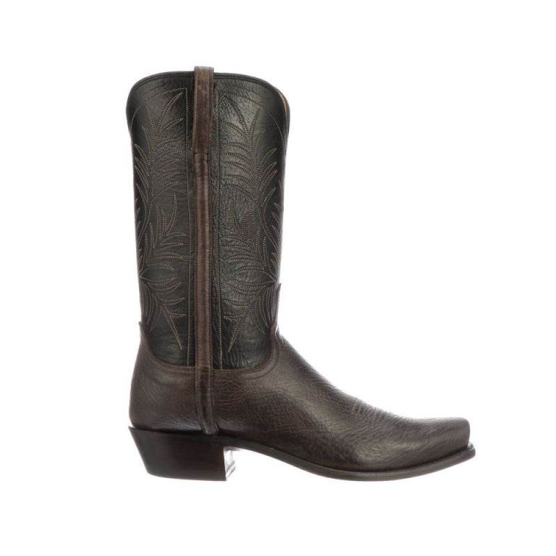 Lucchese | Men's Paxson - Anthracite Grey - Click Image to Close