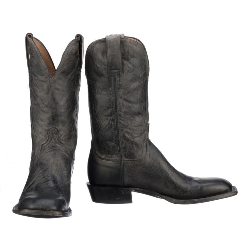 Lucchese | Men's Leadville Horseman - Anthracite - Click Image to Close