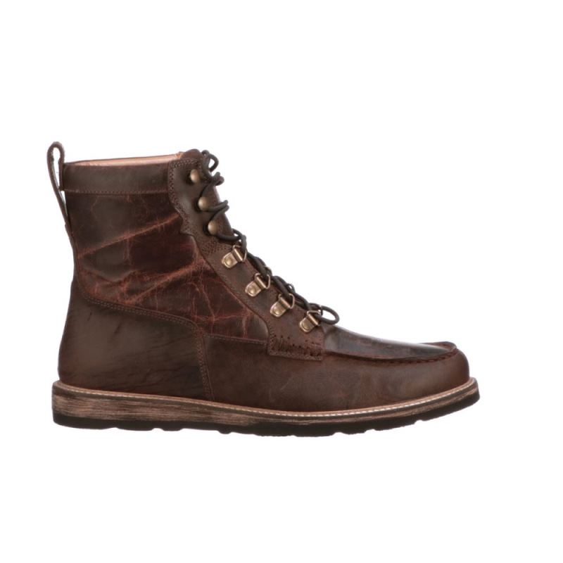 Lucchese | Men's Lace Up Range Boot - Chocolate