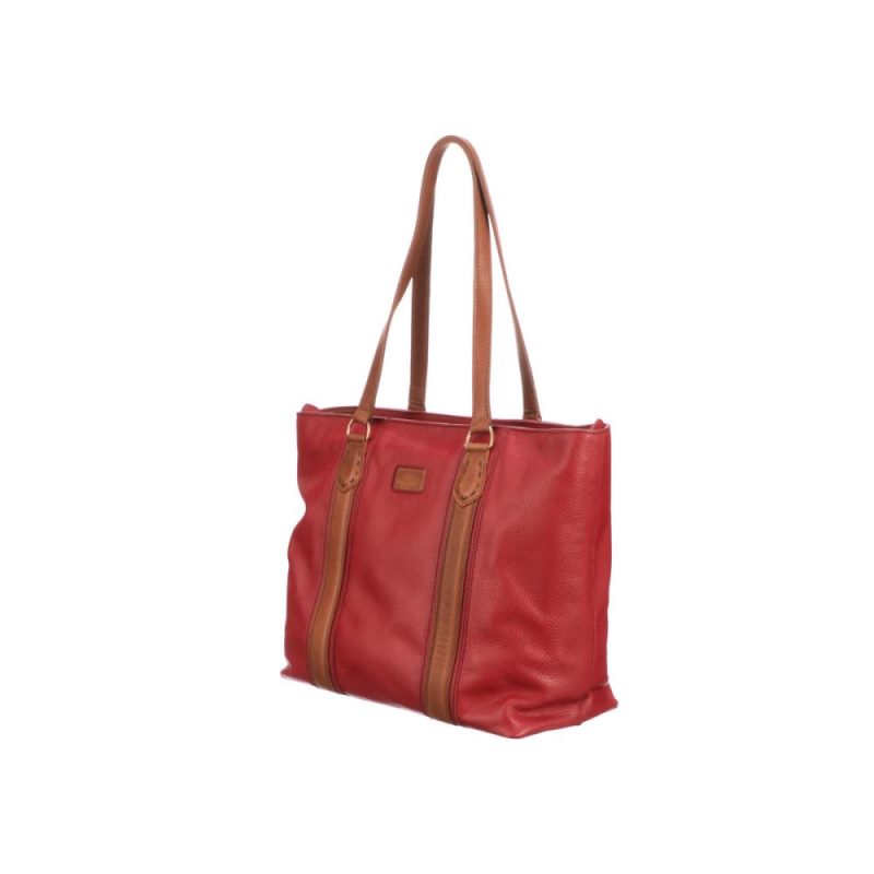 Lucchese | Women's Frances Carryall Tote - Red