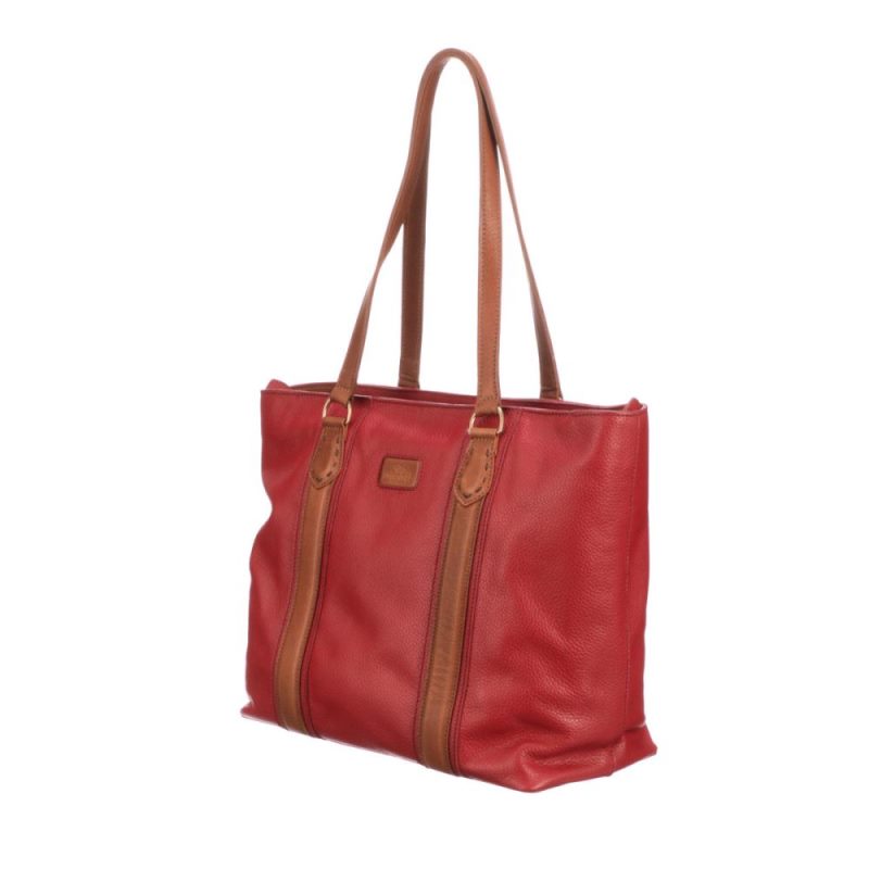 Lucchese | Women's Frances Carryall Tote - Red