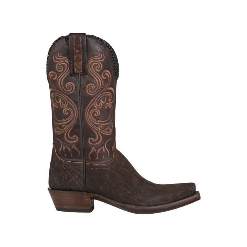 Lucchese | Men's Terlingua - Cognac + Chocolate - Click Image to Close