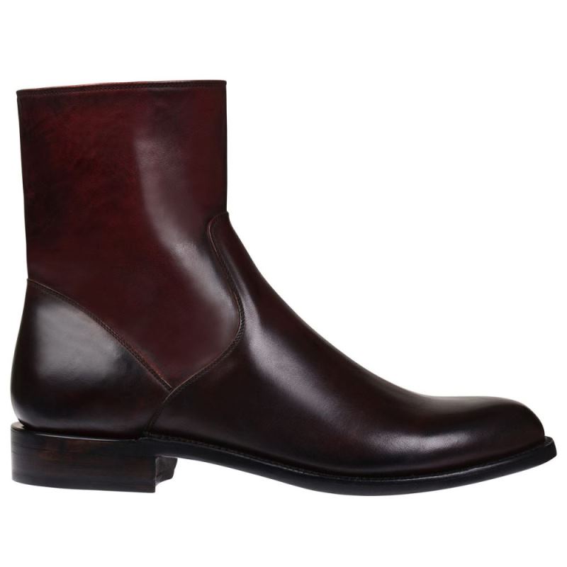 Lucchese | Men's Jonah - Black Cherry - Click Image to Close